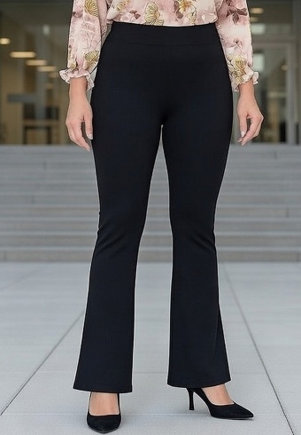 Pantaloni Confort Plus Evazati Bumbac 1132-01