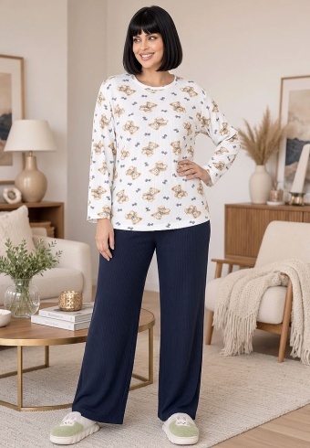 Pijama Calduroasa Relax Cotton 2508-03
