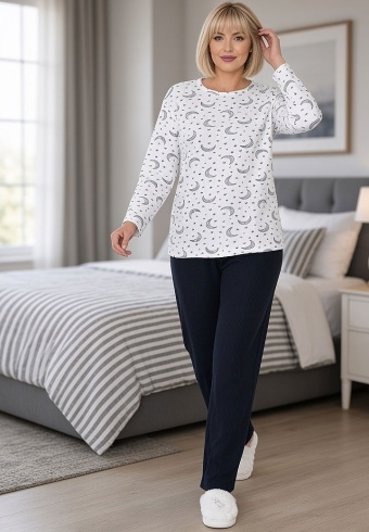 Pijama Calduroasa Relax Cotton 2508-07