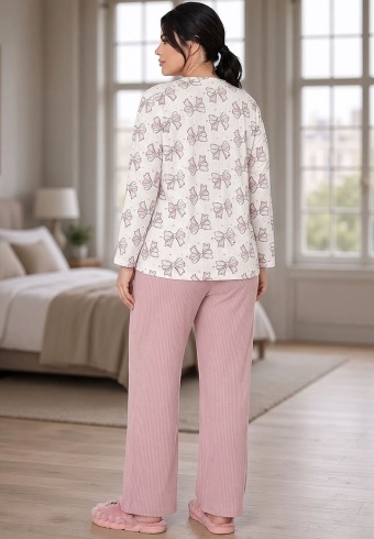Pijama Calduroasa Relax Cotton 2508-15 - Img 2