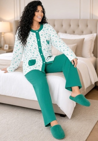 Pijama Calduroasa Soft Cotton 4216-02