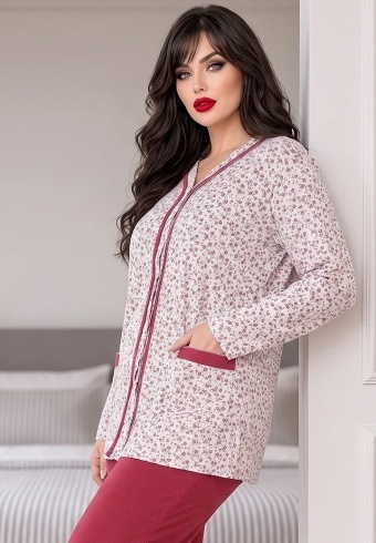 Pijama Dama Fine Cotton 714-01 - Img 7