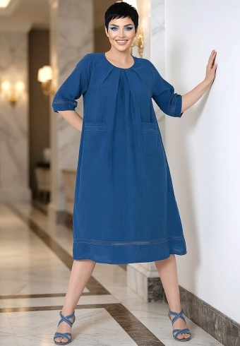 Rochie Din Panza Topita Due L2-02 - Img 7