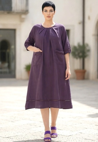 Rochie Din Panza Topita Due L2-04  - Img 5