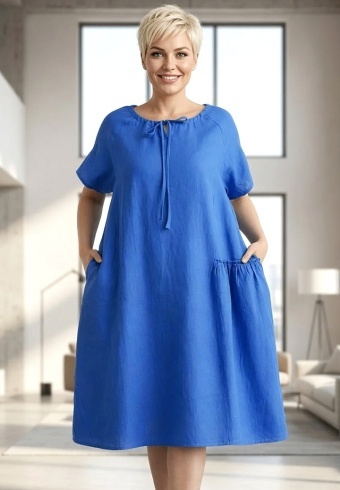 Rochie Din Panza Topita Fun L10-04 - Img 3