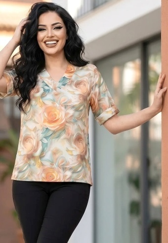 Bluza Din Matase Bellissima 25032-04 - Img 2