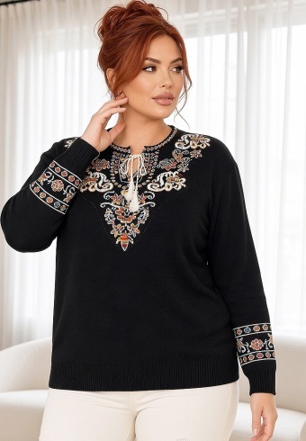 Bluza Tricotata Etno 6000-114 - Img 2