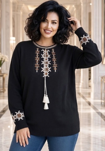 Bluza Tricotata Etno 6000-43