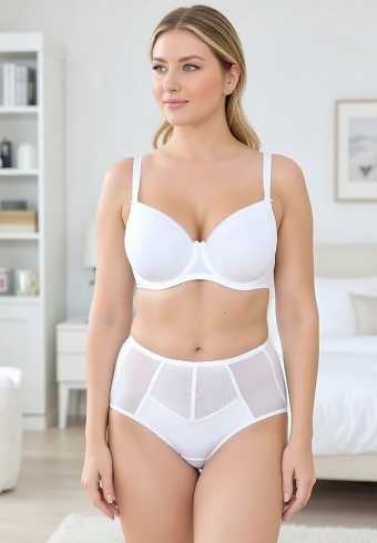 Compleu Sutien Cupa E si Chilot Normal Luxury 3014-04 - Img 4