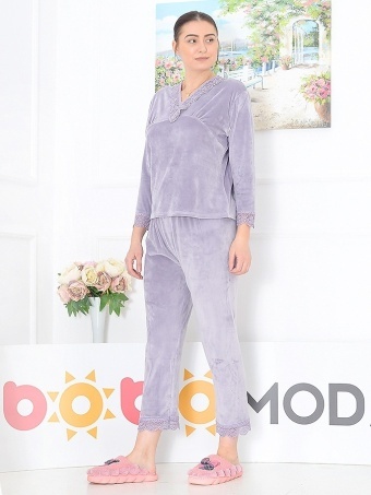 Pijama Din Catifea 6601-01 - Img 3