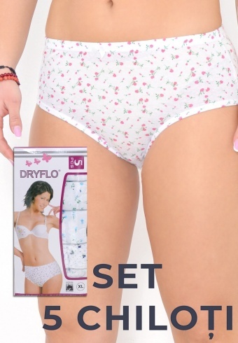 Set de 5 Chiloti din Bumbac 403-01