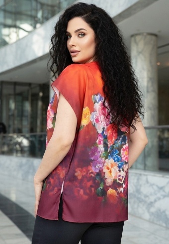 Bluza Dama Matase Silk Bloom 20 - Img 3