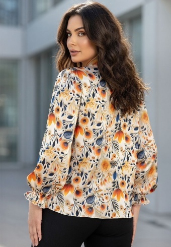 Bluza Din Matase Bellissima 25011-08 - Img 2