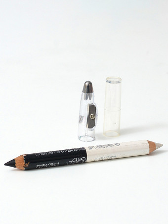 Creion 2 in 1 Sidefat si Glitter cu Ascutitoare 01