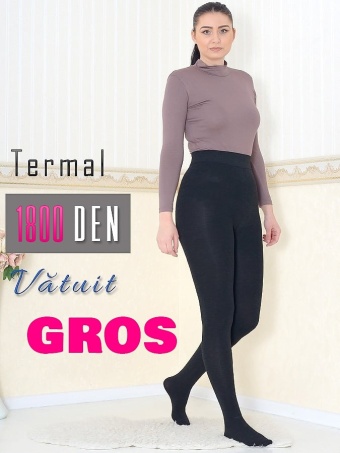 Dres Termal Vătuit Fara Cusatura1800 DEN 668-01 - Img 3