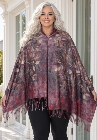 Esarfa Groasa Casmir + Brosa CADOU 066-01