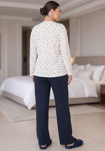 Pijama Calduroasa Relax Cotton 2508-10 - Img 2