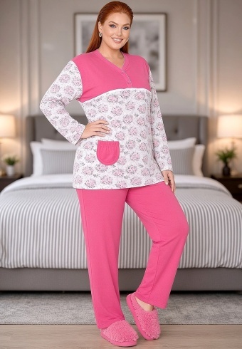 Pijama Calduroasa Soft Cotton 4022-05