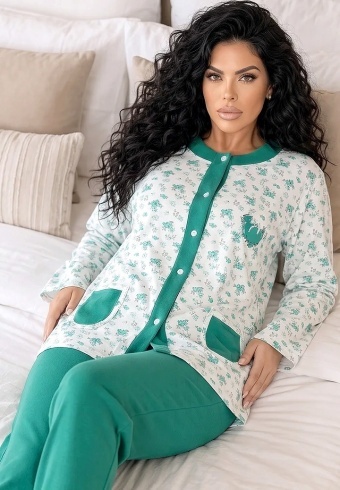 Pijama Calduroasa Soft Cotton 4216-02 - Img 5