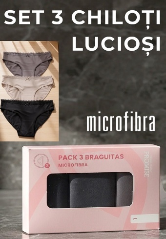 Set de 3 Chiloti din Microfibra 3032-01