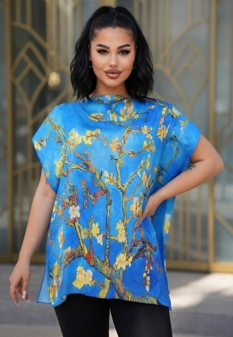 Bluza Dama Matase Silk Bloom 09 - Img 4
