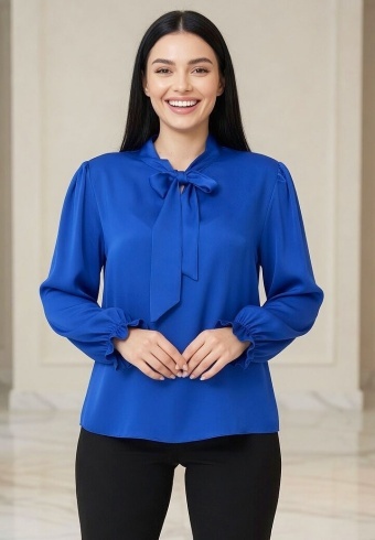 Bluza Din Matase Bellissima 25012-09 - Img 3