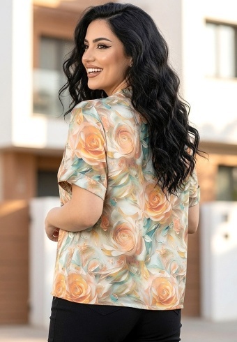 Bluza Din Matase Bellissima 25032-04 - Img 5