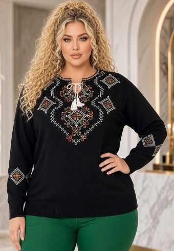 Bluza Tricotata Etno 6000-135