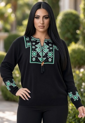 Bluza Tricotata Etno 6000-147