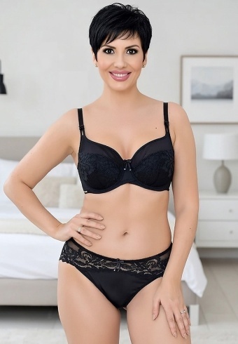Compleu Sutien Cupa D si Chilot Luxury 11453-04 - Img 3