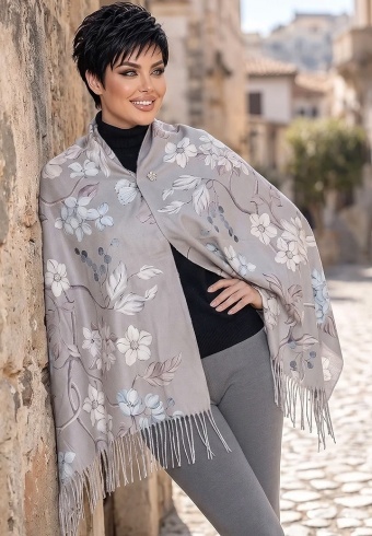 Esarfa Groasa Casmir + Brosa CADOU 068-11