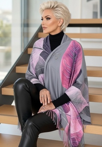 Esarfa Groasa Casmir + Brosa CADOU 655-05