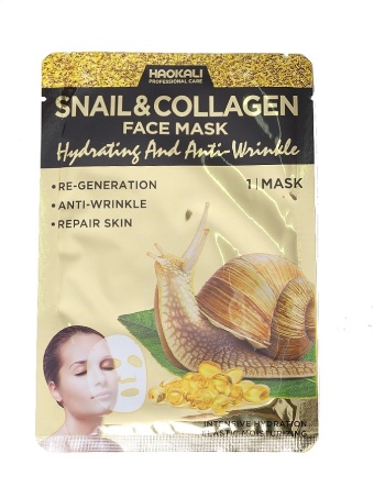 Mască Faciala cu Extract de Melc si Colagen 01