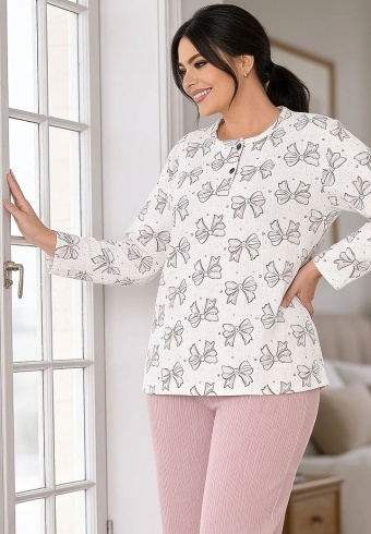 Pijama Calduroasa Relax Cotton 2508-15 - Img 3