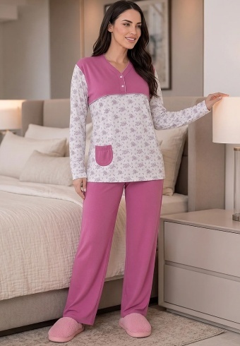 Pijama Calduroasa Soft Cotton 4022-04