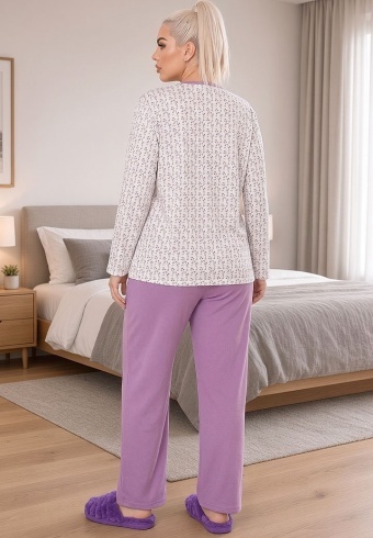 Pijama Dama Fine Cotton 4218-02 - Img 3
