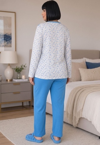 Pijama Dama Fine Cotton 626-01 - Img 3