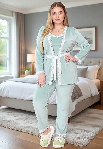 Pijama Luxuri 3 Piese 546-02