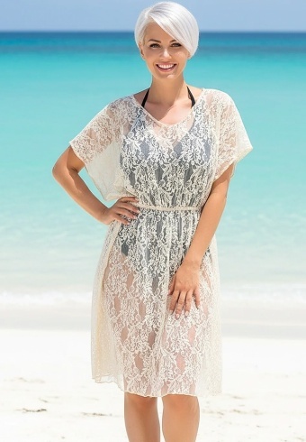 Rochie De Plaja Din Dantela 10
