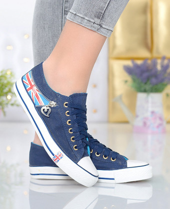 Tenisi Dama London Dark Blue