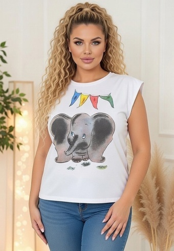 Tricou Dama 203 White