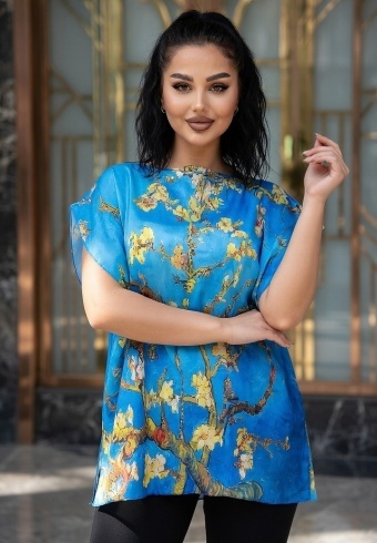 Bluza Dama Matase Silk Bloom 09 - Img 2