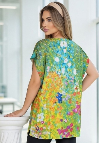 Bluza Dama Matase Silk Bloom 11 - Img 2