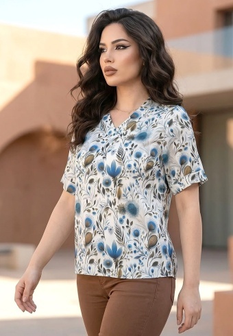 Bluza Din Matase Bellissima 25032-06 - Img 2