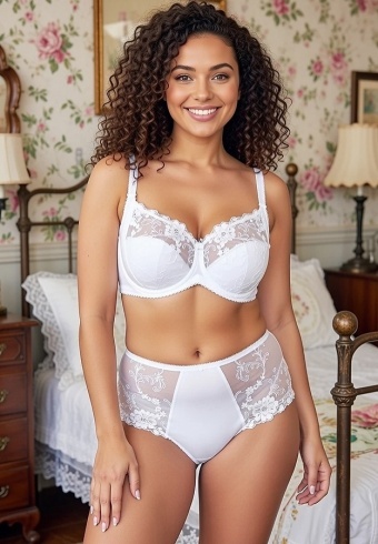Compleu Sutien Cupa E si Chilot Luxury 11775-01