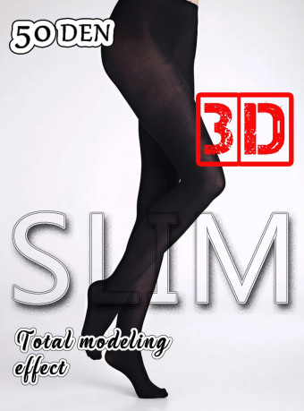 Dres 3D Slim 50 DEN Black