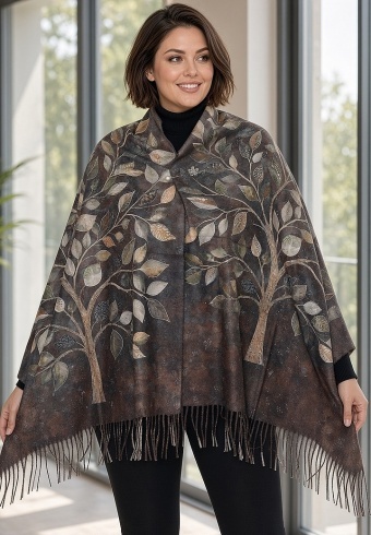 Esarfa Groasa Casmir + Brosa CADOU 066-02