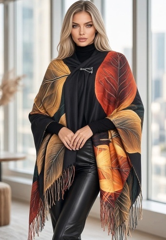 Esarfa Groasa Casmir + Brosa CADOU 655-11