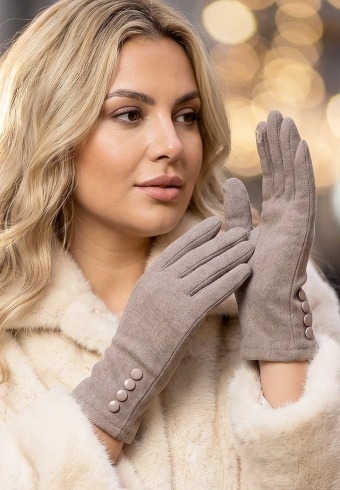 Manusi damă imitatie piele touchscreen 2601-04
