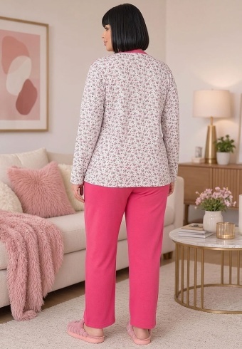 Pijama Calduroasa Soft Cotton 4022-08 - Img 2